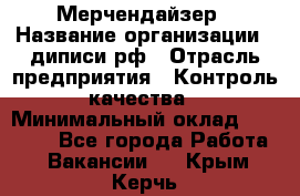 Мерчендайзер › Название организации ­ диписи.рф › Отрасль предприятия ­ Контроль качества › Минимальный оклад ­ 20 000 - Все города Работа » Вакансии   . Крым,Керчь